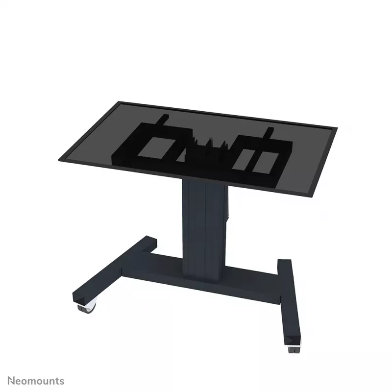 Neomounts PLASMA-M2550TBLACK mobilus televizoriaus stovas 42-85 col. - motorizuotas - stalelio pasvirimo funkcija