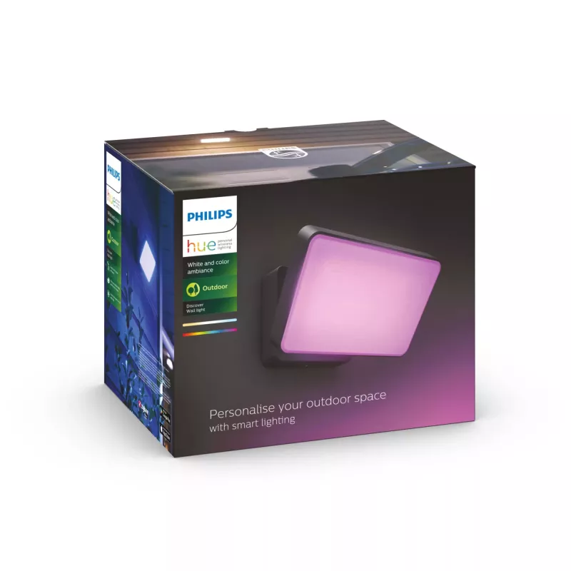 Prožektorius Philips Hue Discover Outdoor Floodlight LED juodas 24V