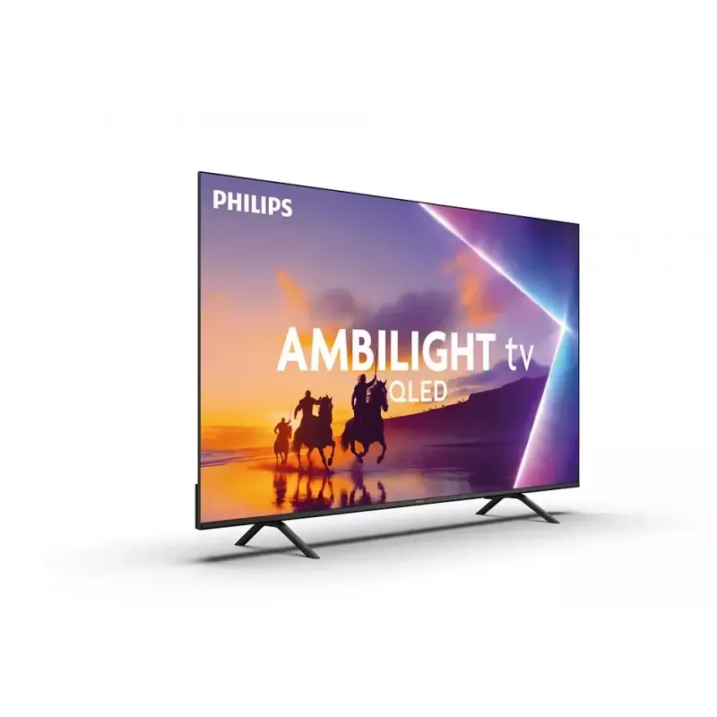 Televizorius Philips 55PUS8450 55 colių (139,7 cm) QLED 4K Ultra HD Smart TV, Titan OS, Wi-Fi, Juodas