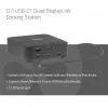 CLUB 3D CSV-2542 USB-C keturguba DisplayLink stotelė — 2× DisplayPort 8K60Hz, 2× HDMI 4K60Hz, PD 100W, 2.5G Ethernet