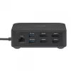 CLUB 3D CSV-2542 USB-C keturguba DisplayLink stotelė — 2× DisplayPort 8K60Hz, 2× HDMI 4K60Hz, PD 100W, 2.5G Ethernet