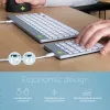 R-Go Tools Numpad Break – ergonomiškas skaičių blokas su pertraukų programine įranga, laidinis, baltas