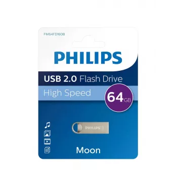 Philips Moon Edition 2.0 USB atmintukas 64 GB sidabrinis USB-A