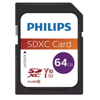 Philips 64GB SDXC UHS-I FM64SD55B atminties kortelė