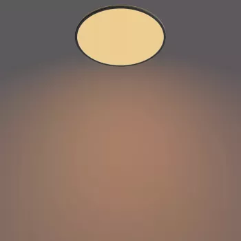 Lubinis šviestuvas Philips Functional Super Slim 36 W LED juodas apvalus