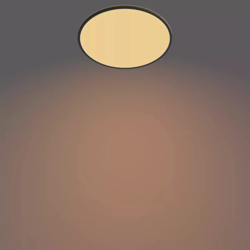 Lubinis šviestuvas Philips Functional Super Slim 36 W LED juodas apvalus