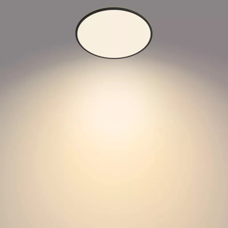 Lubinis šviestuvas Philips Functional Super Slim 36 W LED juodas apvalus