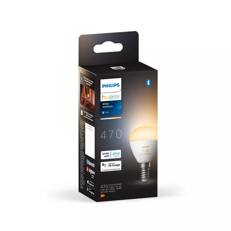 Philips Hue White ambience Lustre E14 protinga lemputė