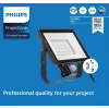 LED lauko prožektorius Philips 50 W 4000 K IP65 juodas
