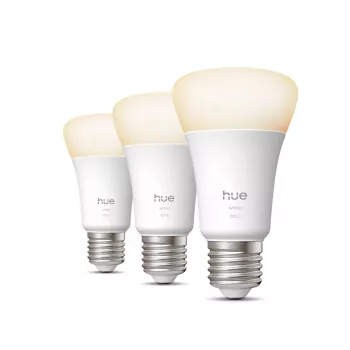 Philips A60 – E27 išmanioji lemputė – 810 liumenų, Bluetooth/Zigbee, LED, šilta balta šviesa (2700 K)