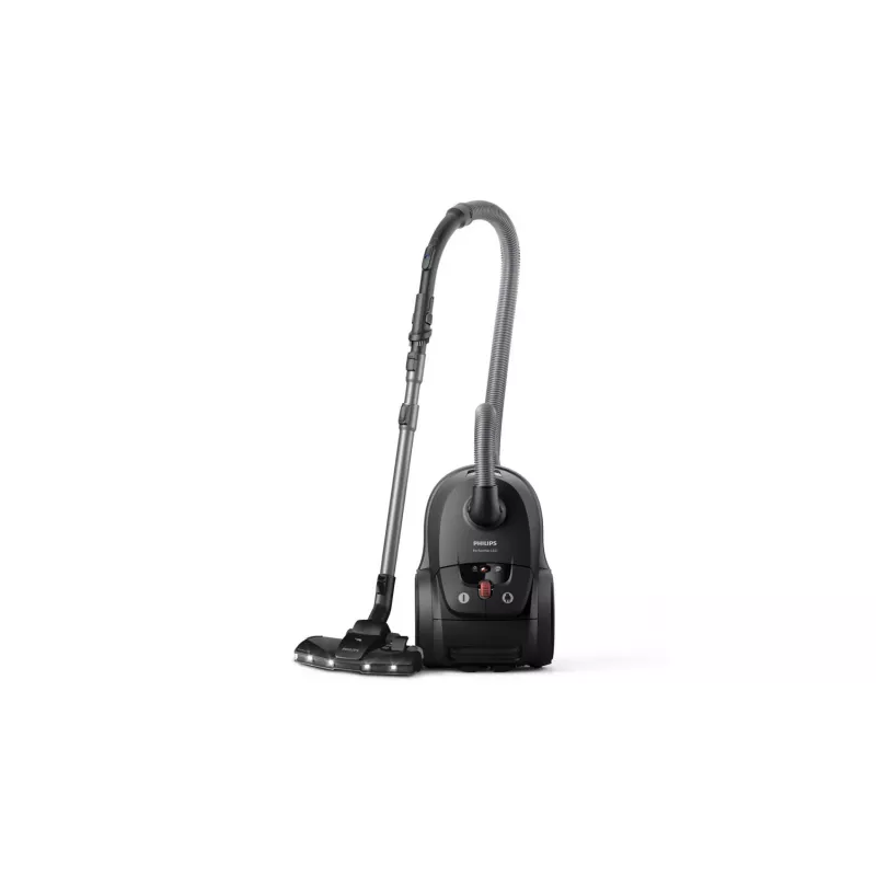 Cikloninis dulkių siurblys Philips 8000 serijos XD8122/10 – 900 W, 4 L dulkių maišas, HEPA filtras, juodas