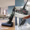 Philips 7000 serijos XW7263/11 2-in-1 belaidis šluotinis siurblys, šlapiam ir sausam valymui, 0,45 l, 160 W, juodas