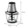 Philips 3000 serijos HR1503/00 elektrinis smulkintuvas 2 L 500 W Nerūdijantis plienas