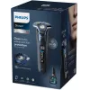 Rotacinis skustuvas vyrams Philips Series 7000 S7885/50 — 3 galvutės, SteelPrecision ašmenys, Li‑Ion USB baterija, trimeris, šlapias ir sausas (Juoda/Mėlyna)