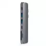Satechi ST-CMBPM aliuminio dokas / prievadų replikatorius – USB 3.2 Gen 1 Type-C, HDMI, USB-A, SD/MicroSD, pilka