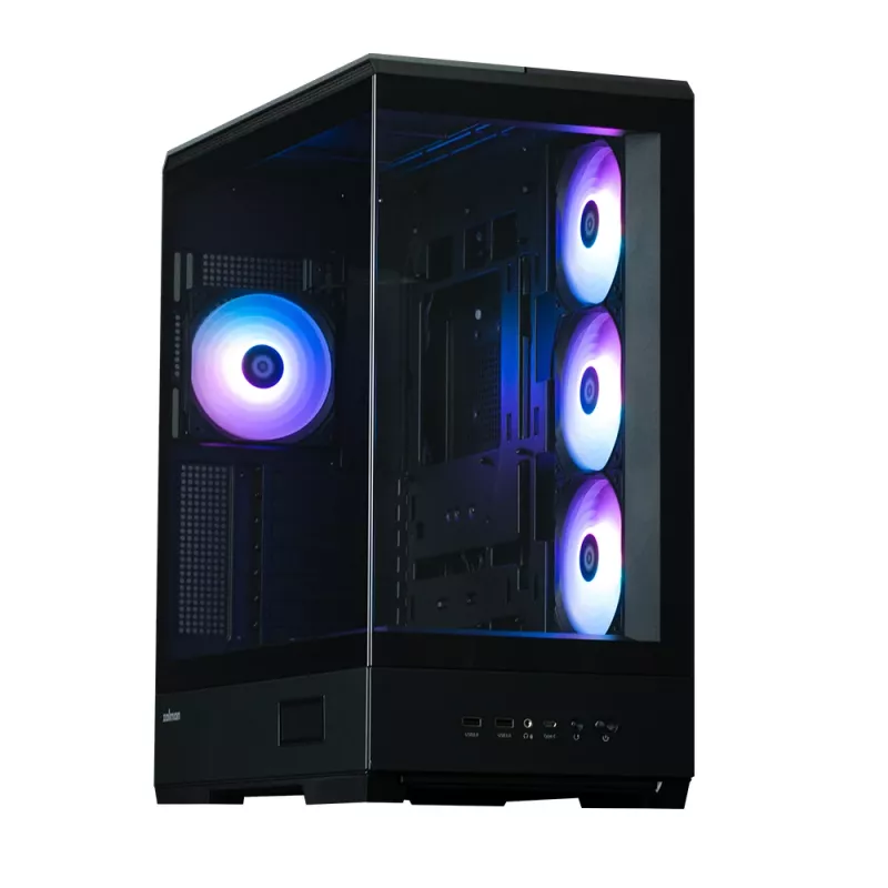 PC korpusas Zalman P50 DS Black Midi Tower