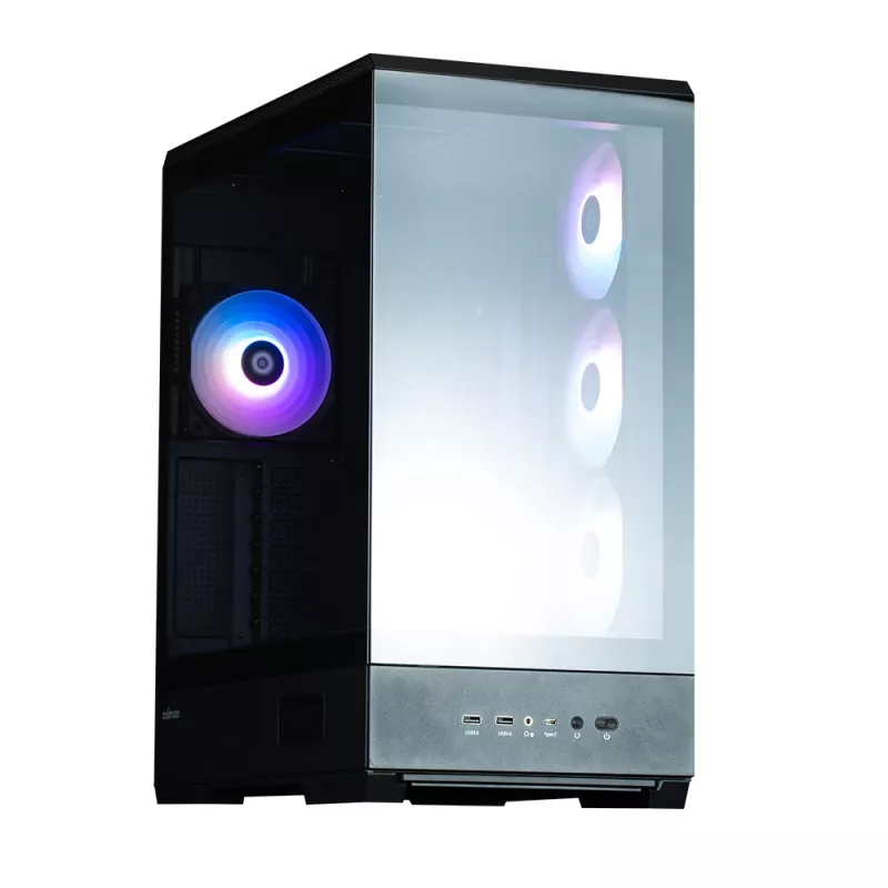 PC korpusas Zalman P50 DS Black Midi Tower