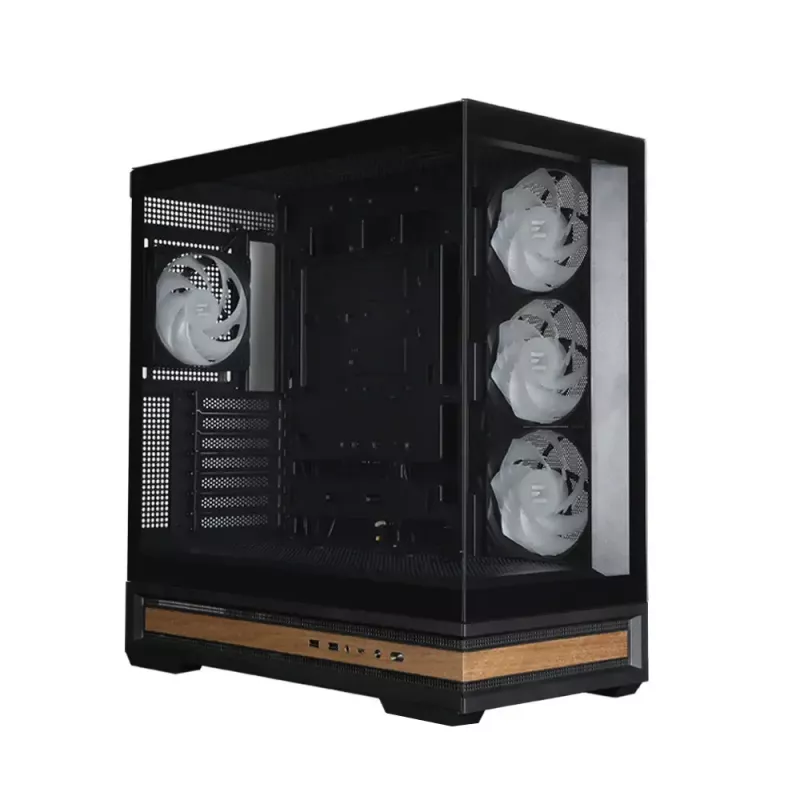 Korpusas Zalman P40 NAMU BLACK Midi Tower Juodas