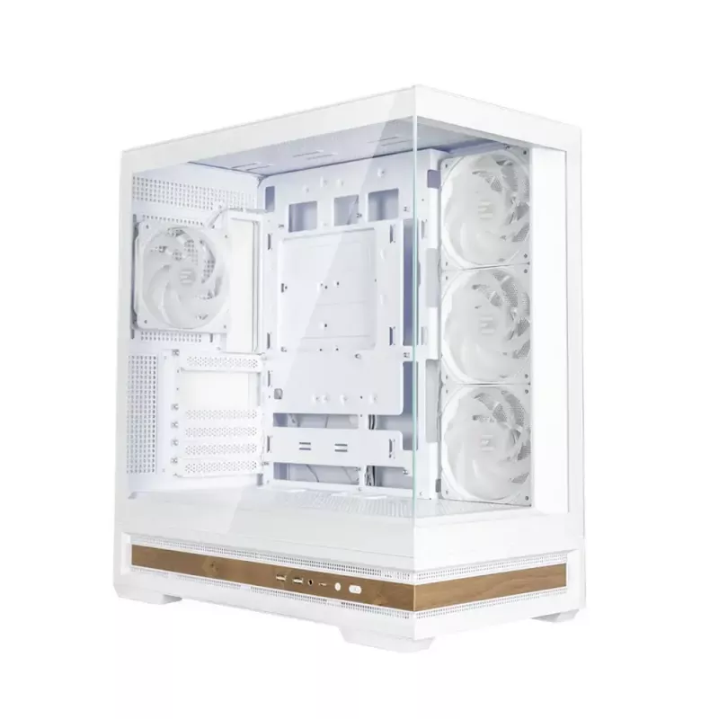 PC korpusas Zalman P40 NAMU WHITE Midi Tower Baltas