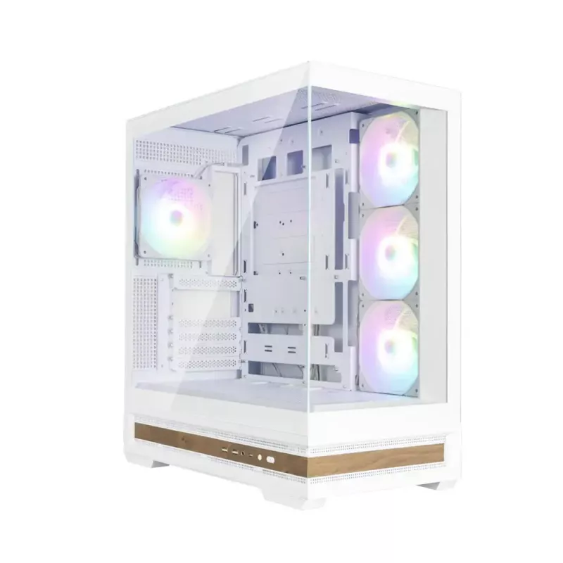 PC korpusas Zalman P40 NAMU WHITE Midi Tower Baltas