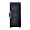 ZALMAN korpusas i3 NEO V2 Mid Tower, ARGB ventiliatoriai x4, juodas