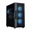 ZALMAN korpusas i3 NEO V2 Mid Tower, ARGB ventiliatoriai x4, juodas