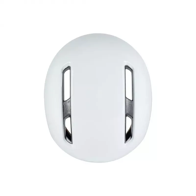 Dviračio šalmas HJC Calido Plus, dydis S (51–56 cm), In-mold, Magnetinis skydelis, 350 g, Baltas/Pilkas