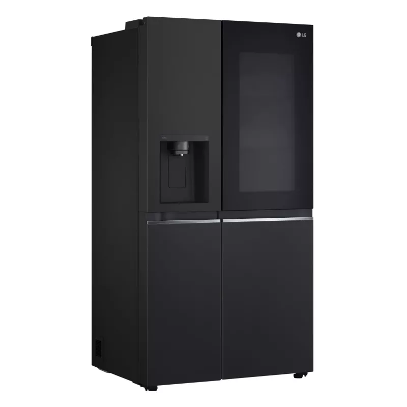 LG InstaView GSGV81EPLL side-by-side šaldytuvas, 635 L, juodas