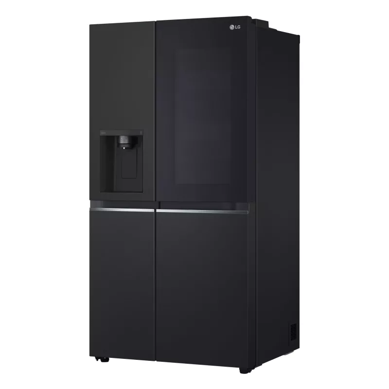 LG InstaView GSGV81EPLL side-by-side šaldytuvas, 635 L, juodas