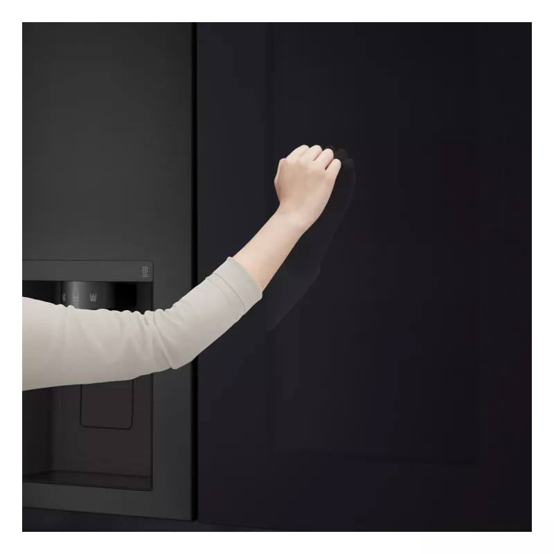 LG InstaView GSGV81EPLL side-by-side šaldytuvas, 635 L, juodas