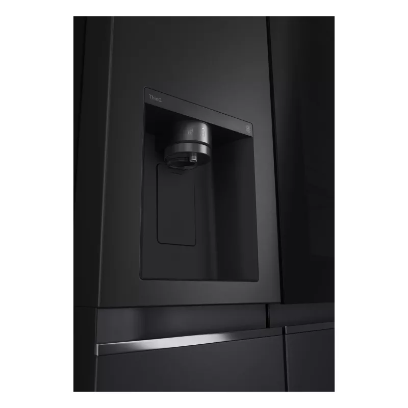 LG InstaView GSGV81EPLL side-by-side šaldytuvas, 635 L, juodas