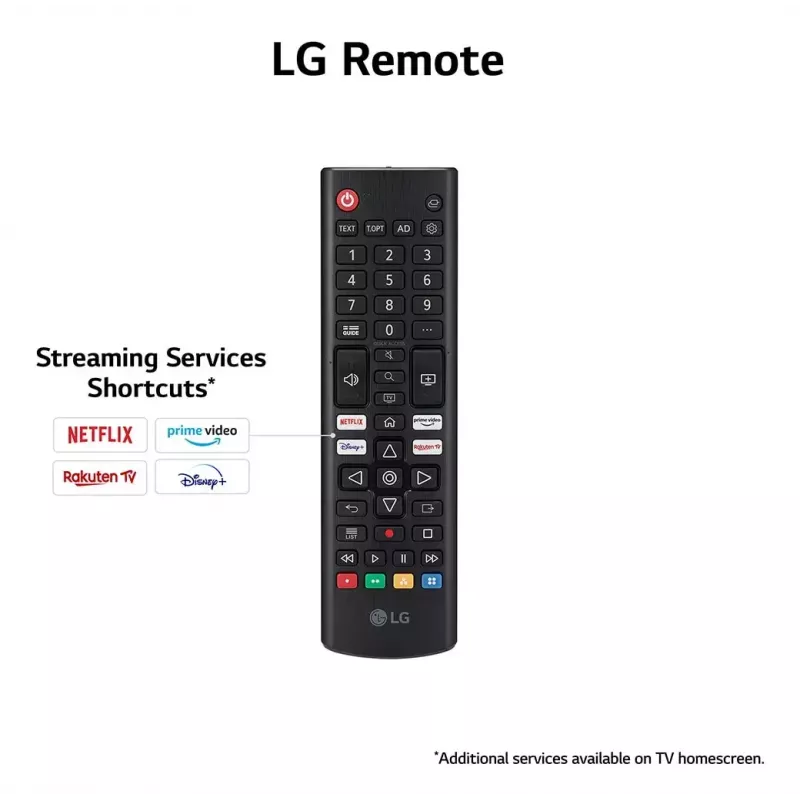 LG UHD 50UR78006LK 127 cm (50 colių) 4K Ultra HD Smart TV Wi-Fi Juoda