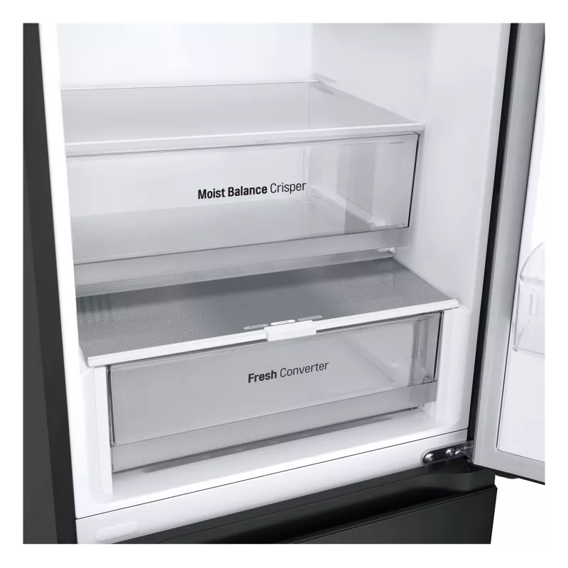 LG GBV3100EEP Laisvai pastatomas šaldytuvas-su šaldikliu 344 L Juodas
