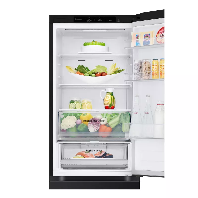 LG GBV3100EEP Laisvai pastatomas šaldytuvas-su šaldikliu 344 L Juodas