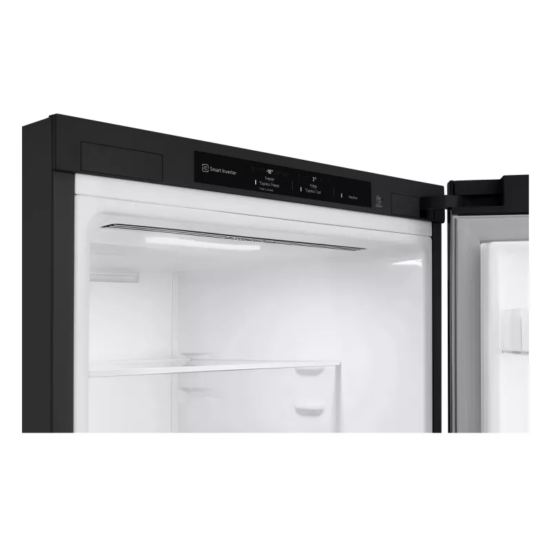 LG GBV3100EEP Laisvai pastatomas šaldytuvas-su šaldikliu 344 L Juodas