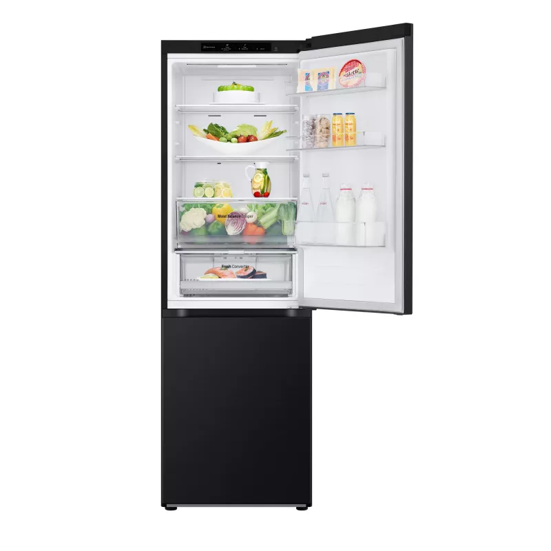 LG GBV3100EEP Laisvai pastatomas šaldytuvas-su šaldikliu 344 L Juodas