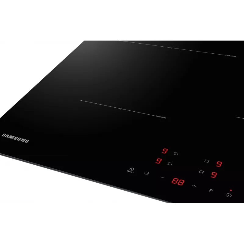 Samsung NZ64T3706A1/UR Juoda įmontuojama 60 cm zoninė indukcinė kaitlentė 4 zonos