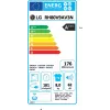 Džiovinimo mašina LG RH80V9AV3N 8 kg A+++ šilumos siurblys, laisvai pastatoma, priekinis pakrovimas, Juoda/Balta