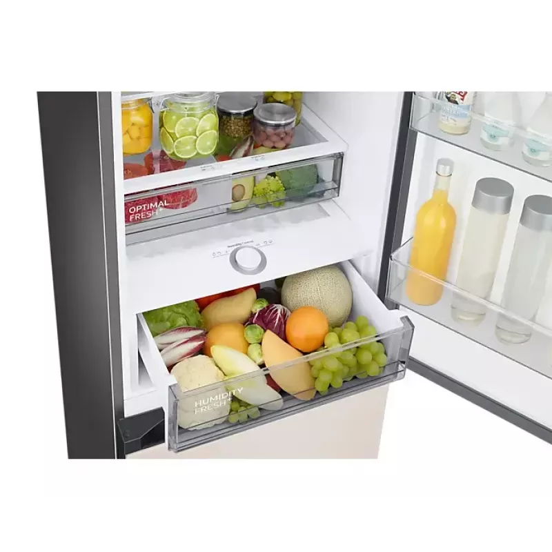 Šaldytuvas su šaldikliu Samsung RB38C7B5D39/EF Laisvai pastatomas 390 L Smėlio spalvos