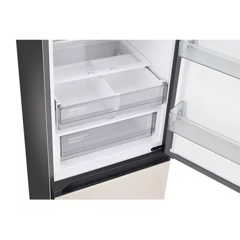 Šaldytuvas su šaldikliu Samsung RB38C7B5D39/EF Laisvai pastatomas 390 L Smėlio spalvos