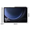 Samsung Galaxy Tab S9 FE+ S9 FE+ Samsung Exynos 256 GB 31,5 cm (12,4 colio) 12 GB Wi-Fi 6 (802.11ax) Android 13 Pilka