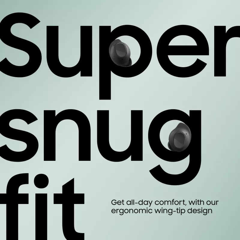 Samsung GALAXY BUDS FE GRAPHITE Ausinės Belaidės True Wireless Stereo (TWS) Į ausį Skambučiai/Muzika/Sportas/Kasdien Bluetooth
