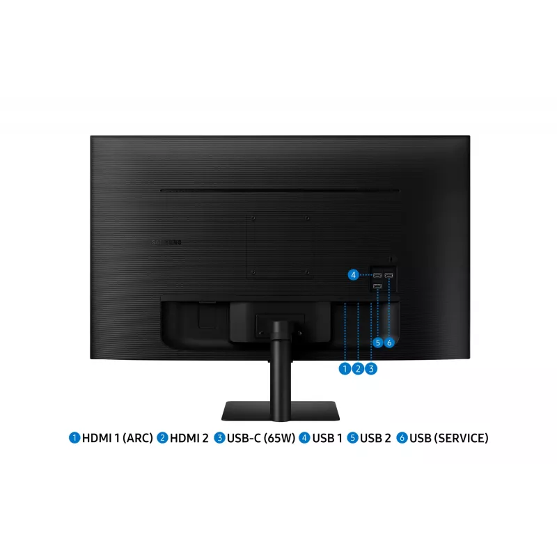 Samsung M70D kompiuterio monitorius 81,3 cm (32 colių) 3840 x 2160 pikselių 4K Ultra HD LED juodas