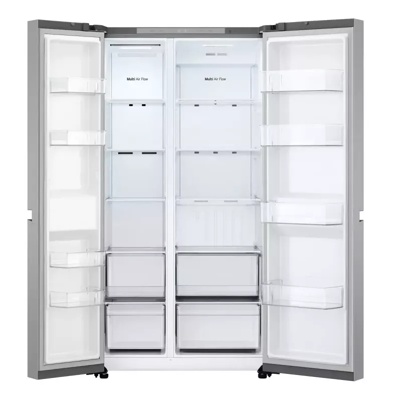 LG NatureFRESH GSBC40PYPE American Style šaldytuvas su šaldikliu - sidabrinis - E energijos klasė