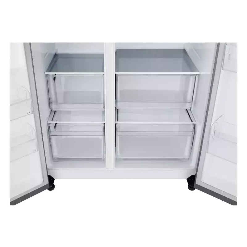 LG NatureFRESH GSBC40PYPE American Style šaldytuvas su šaldikliu - sidabrinis - E energijos klasė