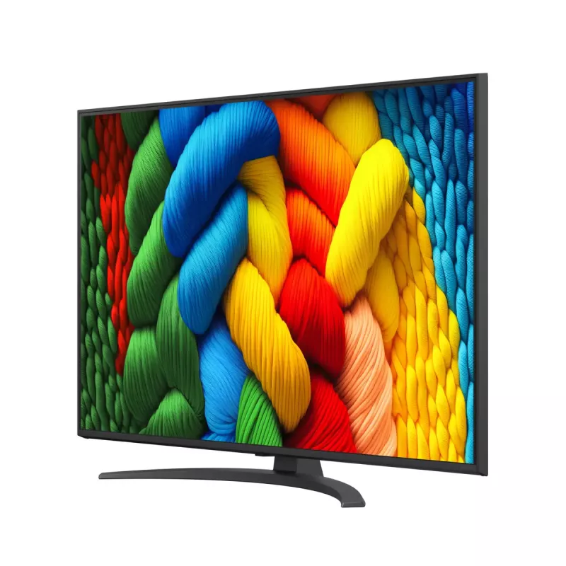 LG NanoCell AI 50NANO81A6A 127 cm (50 colių) 4K Ultra HD išmanusis televizorius su Wi-Fi juodas