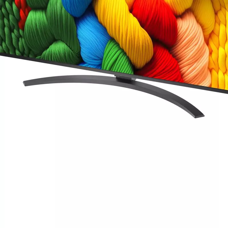 LG NanoCell AI 50NANO81A6A 127 cm (50 colių) 4K Ultra HD išmanusis televizorius su Wi-Fi juodas