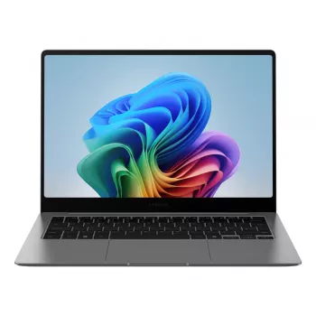 Samsung NP940XHAA-EXP nešiojamas kompiuteris Intel Core Ultra 7 256V 35,6 cm (14 colių) lietimui jautrus ekranas 16 GB LPDDR5x-SDRAM 512 GB SSD Wi-Fi 7 (802.11be) Windows 11 Home pilka spalva