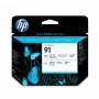 HP 91 Photo Black and Light Gray DesignJet spausdinimo galvutė, HP DesignJet Z6100 serijos spausdintuvams