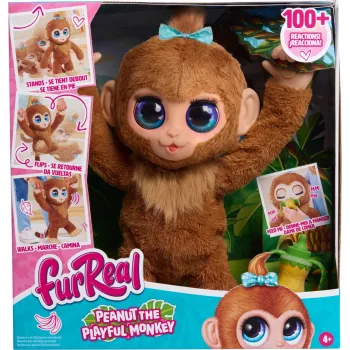 FurReal Peanut žaisminga beždžionėlė, berniukams/mergaitėms, nuo 4 metų